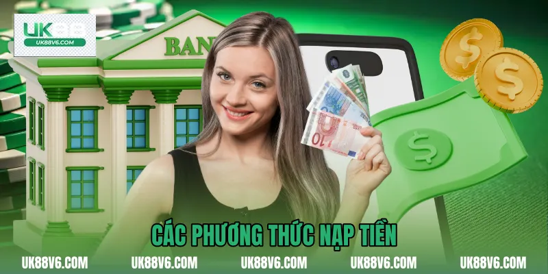 Các phương thức Nạp tiền