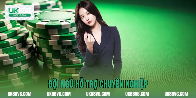 Đội ngũ hỗ trợ chuyên nghiệp