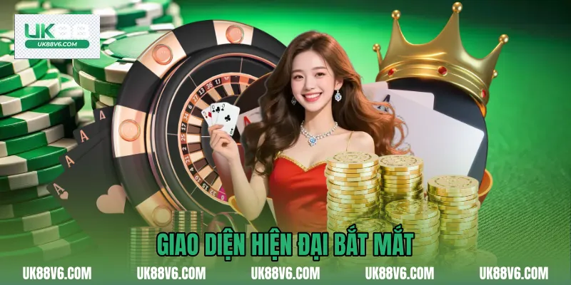 Giao diện hiện đại bắt mắt